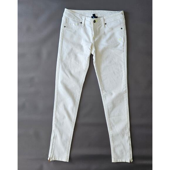 Genetic Denim Recessive Gene White Skinny Jeans sz 27 - Picture 1 of 7